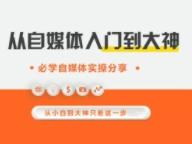 自媒体运营从入门到大神大鱼-头条-百家-企鹅号